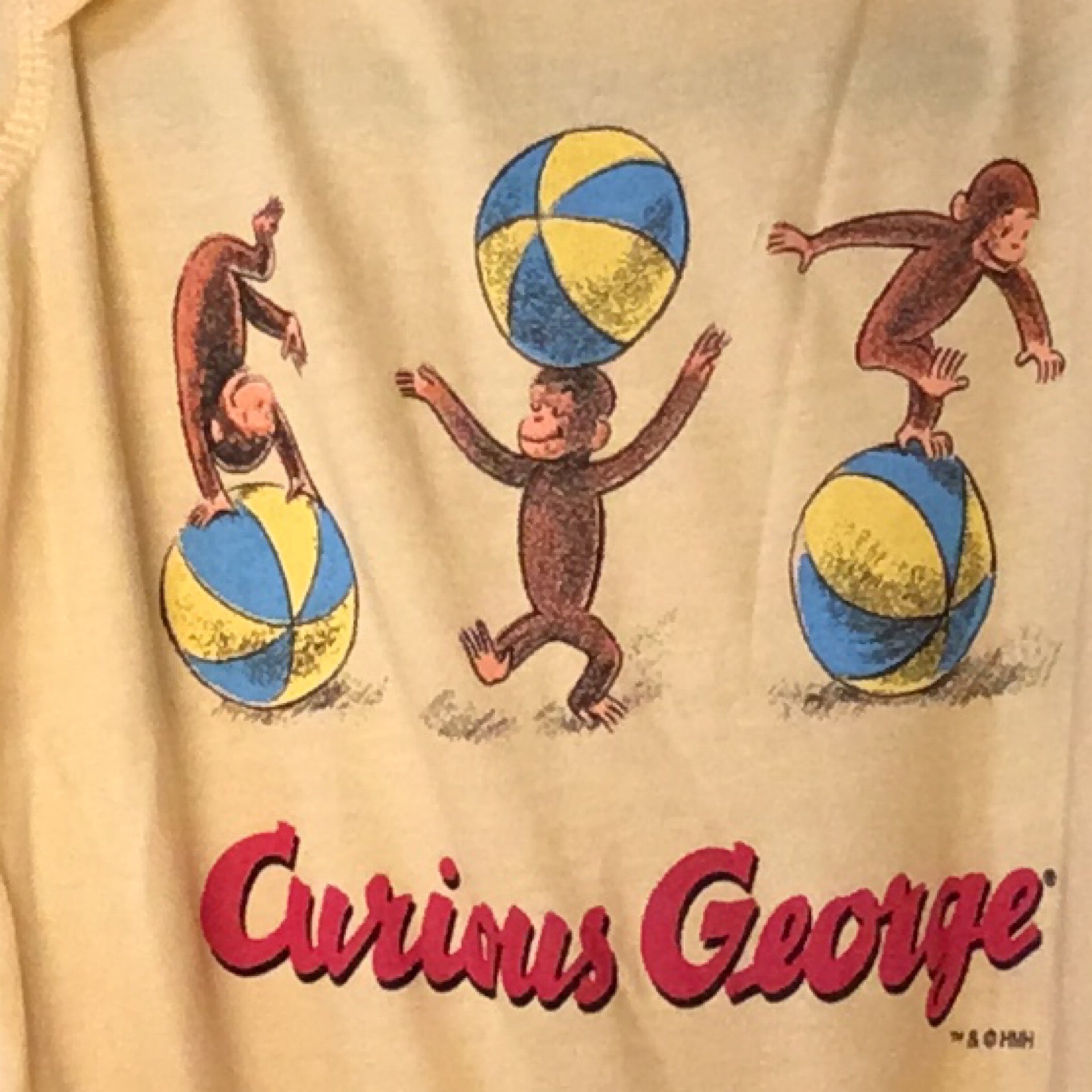 Curious george onesie top
